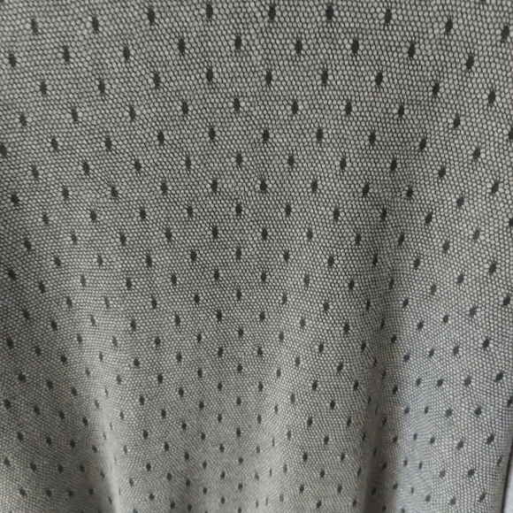 Valentino Red sweatshirt tunic top. Gray Black with ruffle + bow details. Medium - Picture 8 of 9